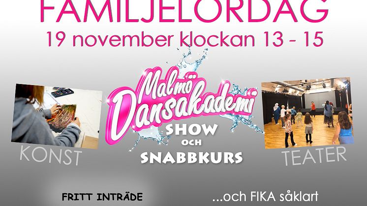 Familjelördag med Malmö Dansakademi