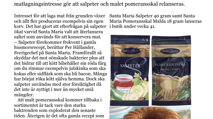 Korv- och baktrend bidrar till att klassiker kommer tillbaka