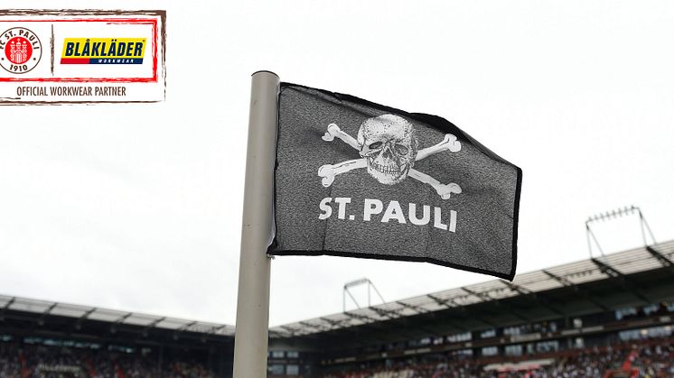 BLÅKLÄDER – NY SPONSOR TILL DEN LEGENDARISKA FOTBOLLSKLUBBEN ST PAULI 