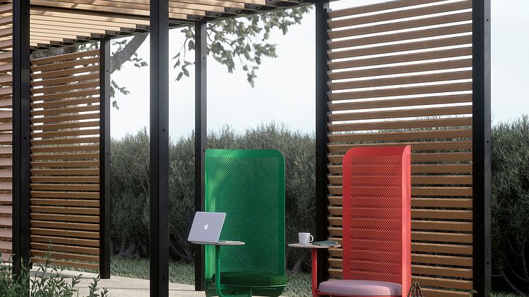 Work Lounge, design Superlab och Charlotte Petersson Troije.﻿ Nyhet Nola 2021.