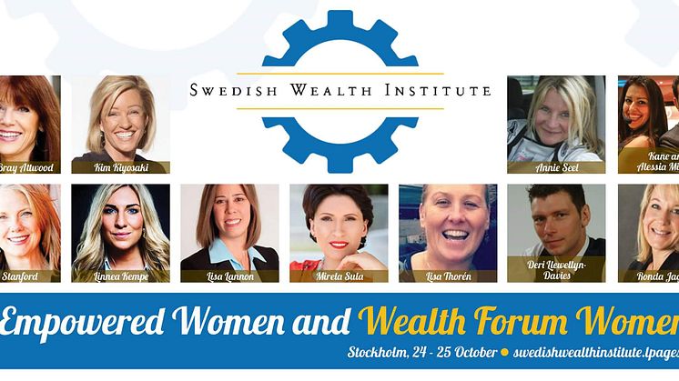 Empowered Women Event lockar världskända talare till Stockholm