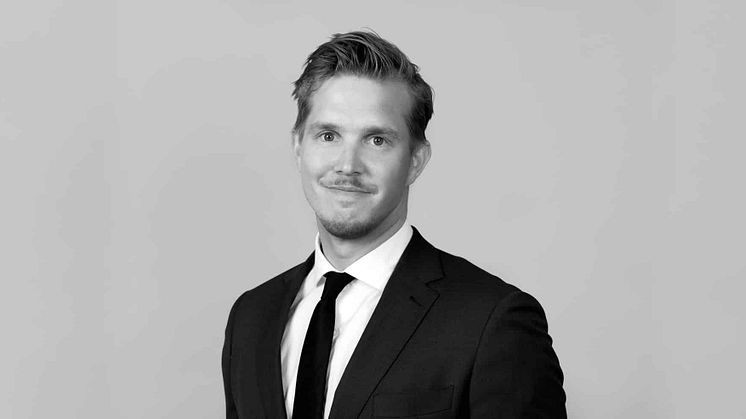 Rasmus Nordgren är ny fastighetsmäklare på Våningen & Villan i Staffanstorp.