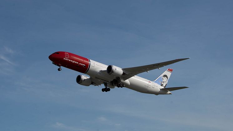 Norwegian’s subsidiary Norwegian Air International Receives Tentative Approval to fly to the United States 