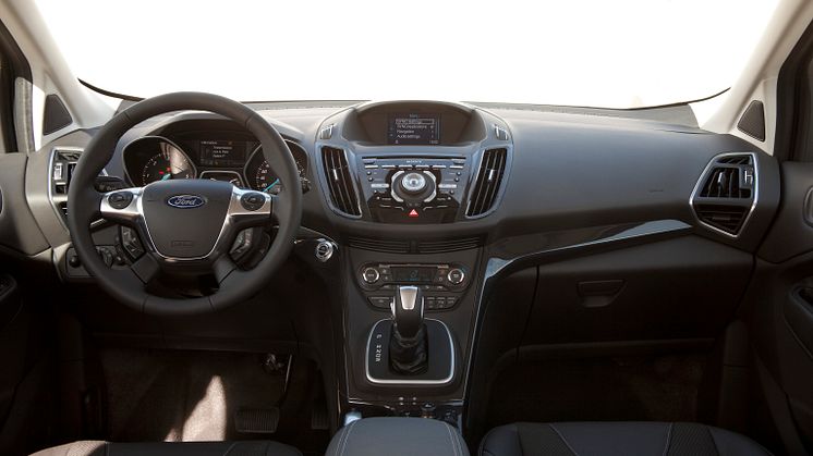 Nye Ford Kuga interiørbilde