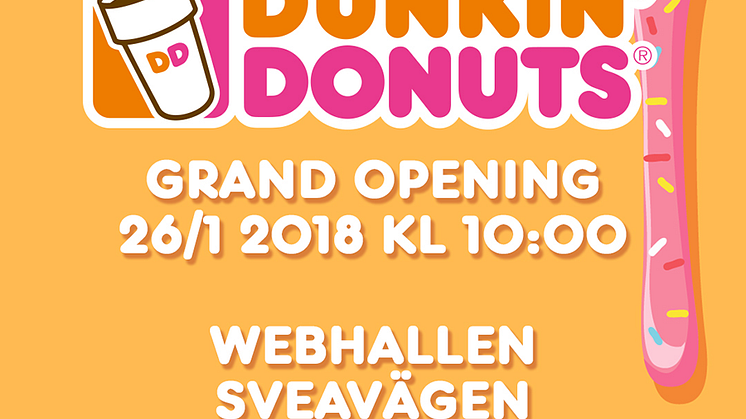 Grand Opening för Webhallens unika samarbete med Dunkin’ Donuts