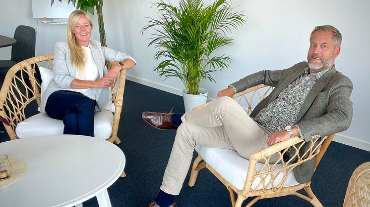 Ingela Abrahamsson, VD, Canon Business Center Syd och Kenny Midenhag, Försäljningschef Canon Business Center Karlskrona