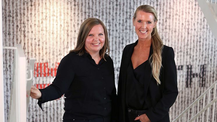 Therese Andersson, Learning and Development Specialist och Karin Valente Regionchef ser fram emot lanseringen av utbildningarna.