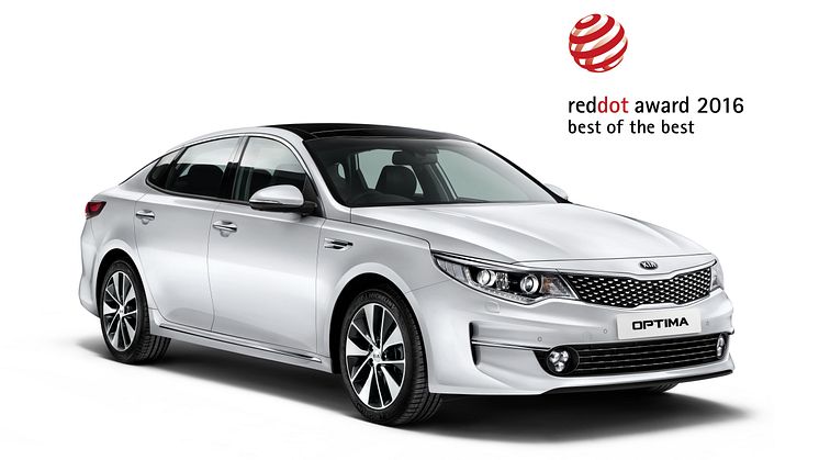 Red Dot designpris till nya Kia Optima