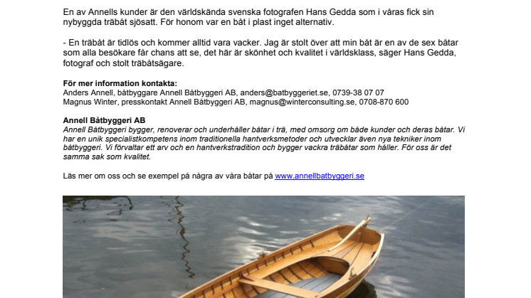 Längtan efter det unika och äkta gör träbåten hetare än någonsin