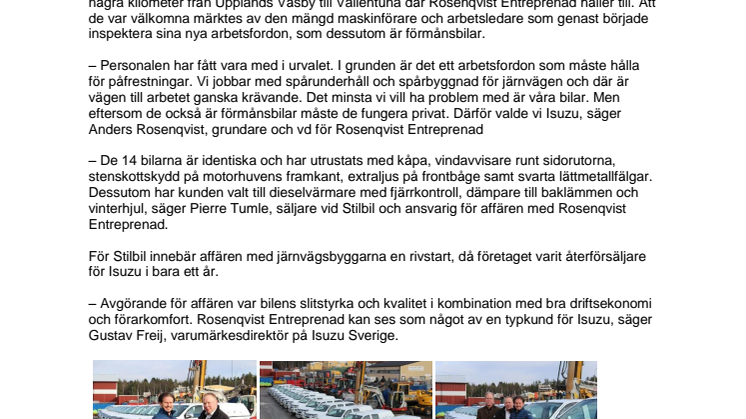 Det går som på räls med rätt arbetsfordon