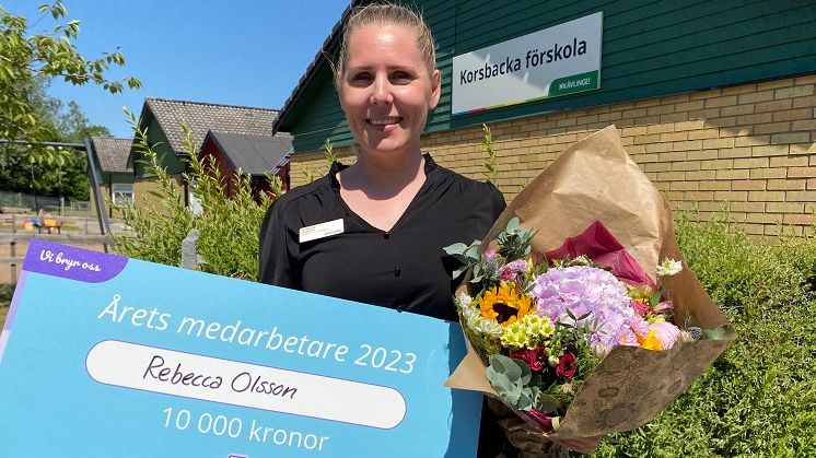 Årets medarbetare 2023 Rebecca Olsson