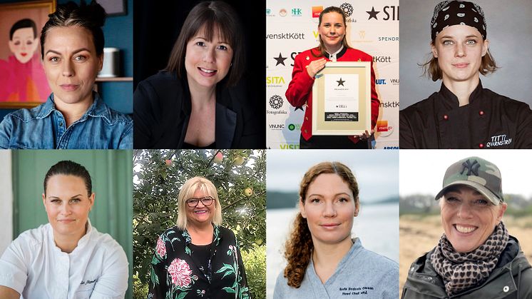 Sandra Mastio, Karoline Nordefors, Frida Nilsson, Titti Qvarnström, Isabella Morrone, Lotta Bonthelius, Sofia B Olsson, Charlotta Ranert.
