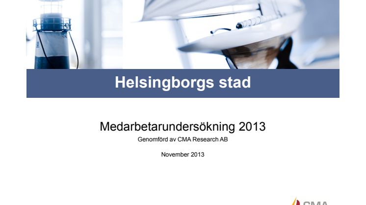 Medarbetarundersökning Hborg stad 2013