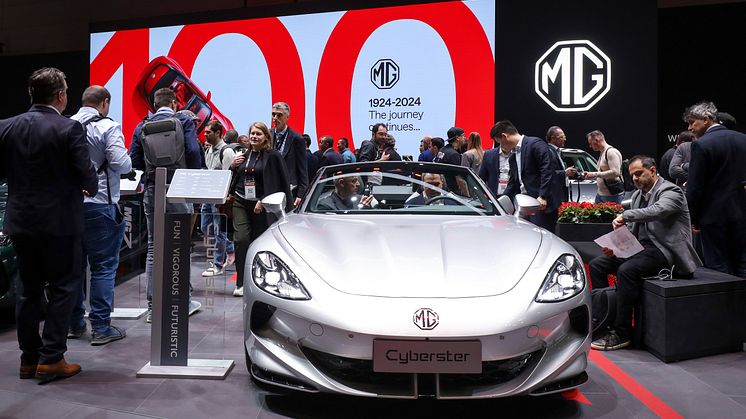 MG Cyberster på Genève Motor Show
