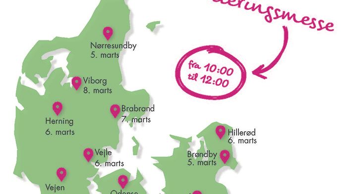 I marts åbnes dørene i 10 byer til gratis job- og rekrutteringsmesse. www.dekra-jobmesse.dk