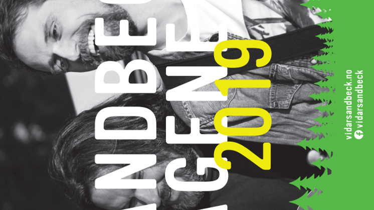 Program flyer Sandbeckdagene 2019
