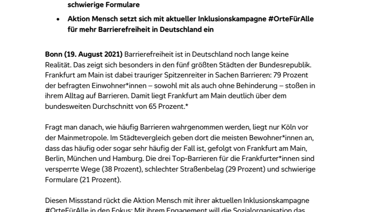 #OrteFürAlle - Frankfurt