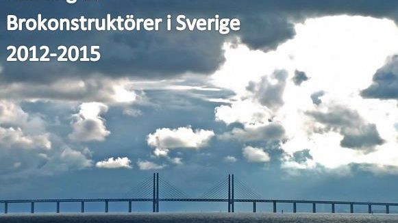 Ranking av de mest aktiva brokonstruktörerna i Sverige 2012-2015 enligt Sverige Bygger