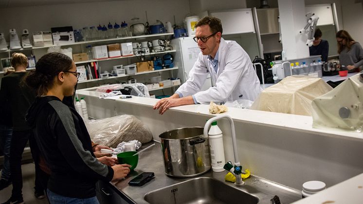 På HTX blev laboratoriet vist frem