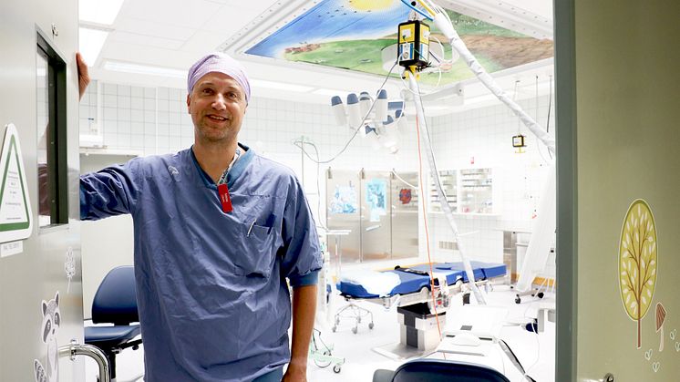Niklas Larsson, verksamhetschef på AnOpIva på Norrlands universitetssjukhus. Foto: Daniel Marklund