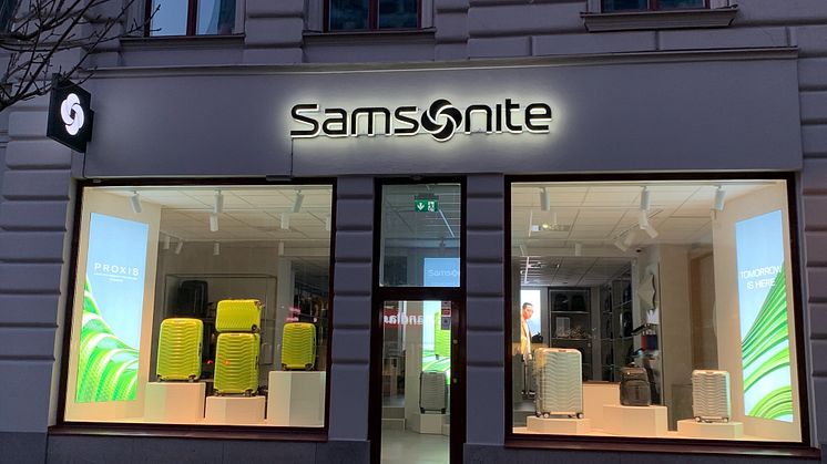 Samsonite öppnar ny Flagship store i centrala Stockholm