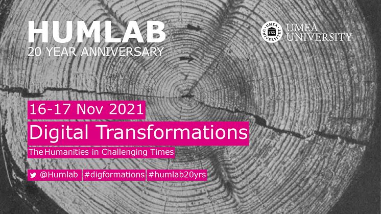 Humlab firar 20 år med en kostnadsfri onlinekonferens