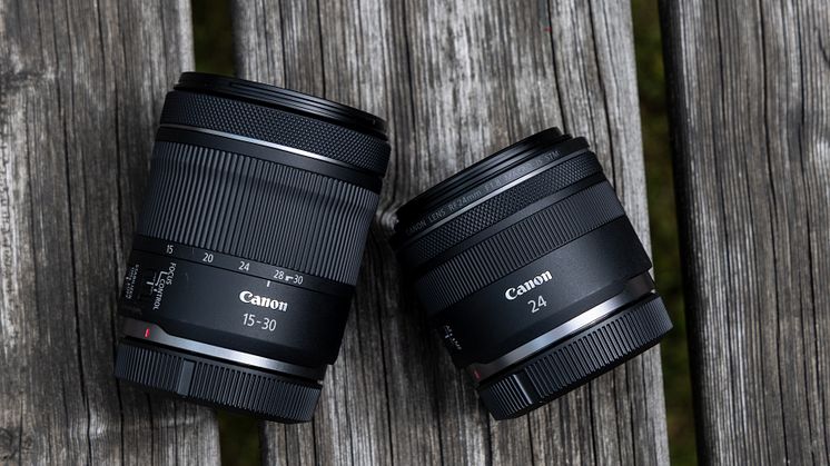 Få med deg enda mer med Canons nye kompakte vidvinkel RF-objektiver 