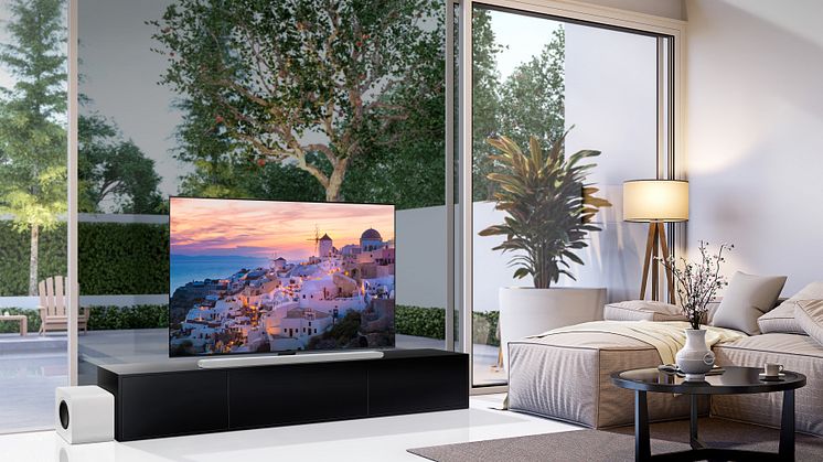 NeoQLED_QN95C_With Soundbar_Lifestyle