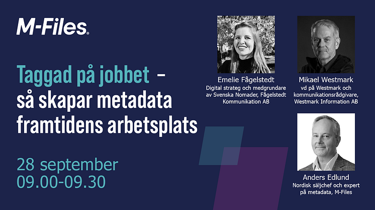 Taggad på jobbet – så skapar metadata framtidens arbetsplats