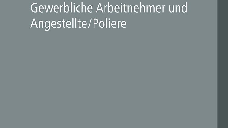 Tarifverträge für das Baugewerbe 2019/2020 (2D/tif)