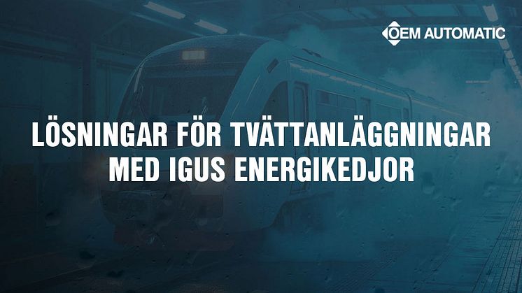 Kabelkedjor för tvättanläggningar | igus | OEM Automatic