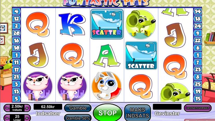 Video af Mr Spils online spilleautomat FUNtastic Pets