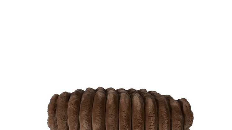 Esther fleece plaid dark brown