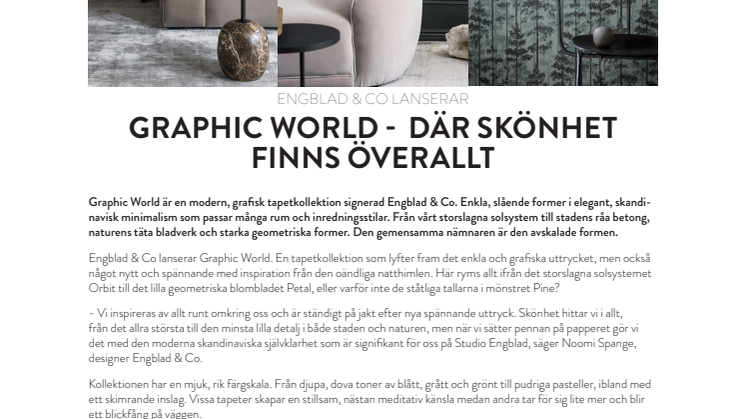 GRAPHIC WORLD - DÄR SKÖNHET FINNS ÖVERALLT