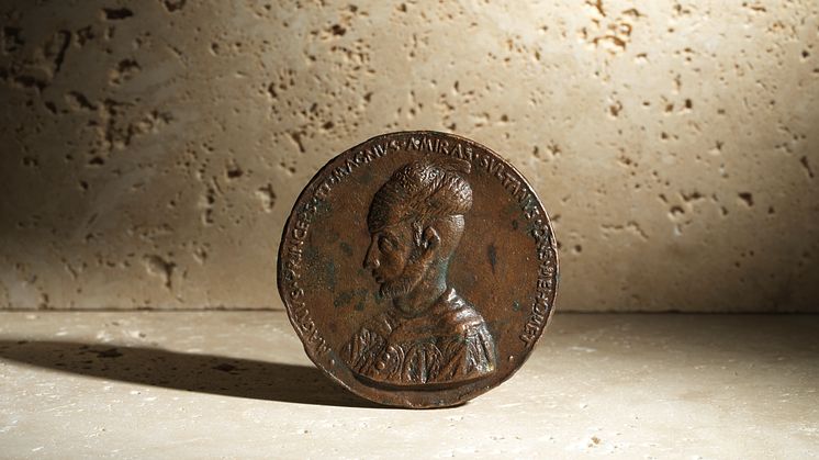 Image 3: The Magnus Princeps Relief: A unique and early bronze portrait medallion of the Ottoman Sultan Mehmed II, the Conqueror (Reg. 1444-1446 and 1451-1481) Italy, circa 1450. Estimate: £1,500,000-2,000,000