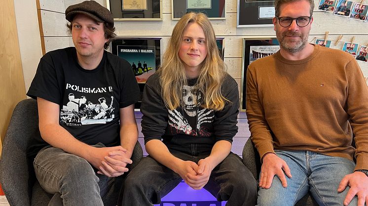 Pelle Andersson, Johan Berg och Daniel Olsson. 