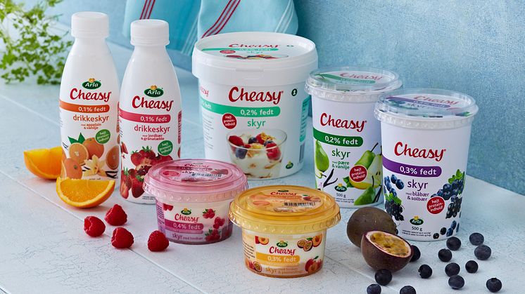 Hele skyr familien fra Cheasy
