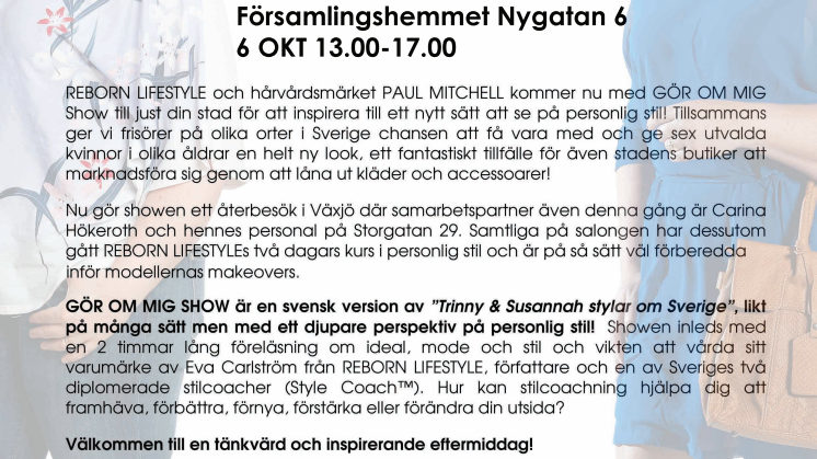 GÖR OM MIG SHOW Växjö 2012
