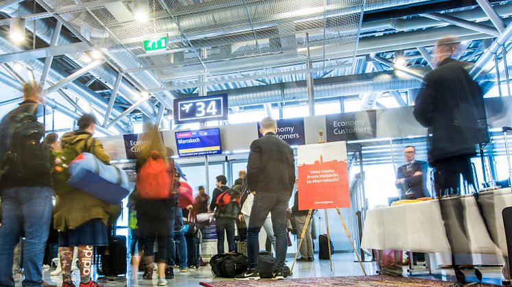 Norwegianin ensimmäinen lento Helsingistä ja Marrakechiin lähti matkaan