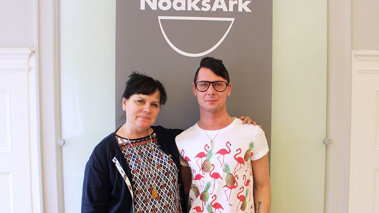 Rita Rosén och Daniel Rahm, Noaks Ark. Foto: Skyddsvärnet