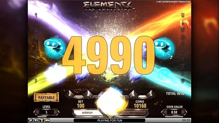 Elements video slot