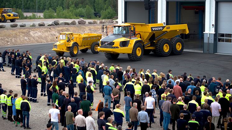 Invigningen på Volvo CE:s anläggning i Braås 2024