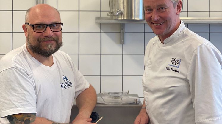Anders Lejonbjörn & Håkan Thörnström i ett smarbete för en ny unik glass