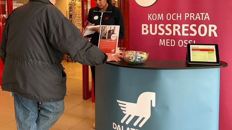 Fler försäljningsställen och Dalatrafik på turné
