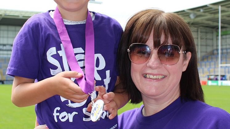 ​Survivors take a Step Out for Stroke in Warrington