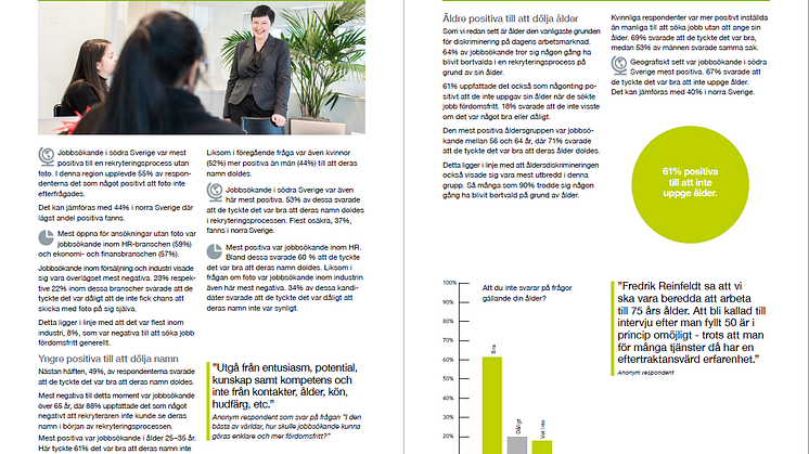 Ny rapport och undersökning om jobbsökares attityd och tankar kring fördomsfri rekrytering 