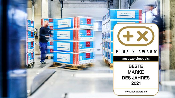 DOYMA wurde beim Plus X Award als "Beste Marke des Jahres 2021" ausgezeichnet