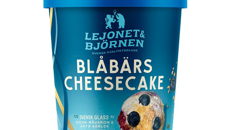 Blåbärs Cheesecake glass Lejonet&Björnen