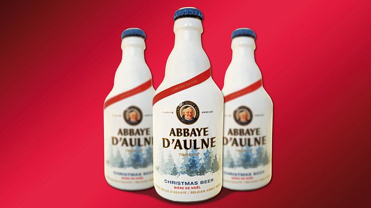 Abbaye d´Aulne Triple ale 9%– det belgiska julölet i den vita flaskan är tillbaka!