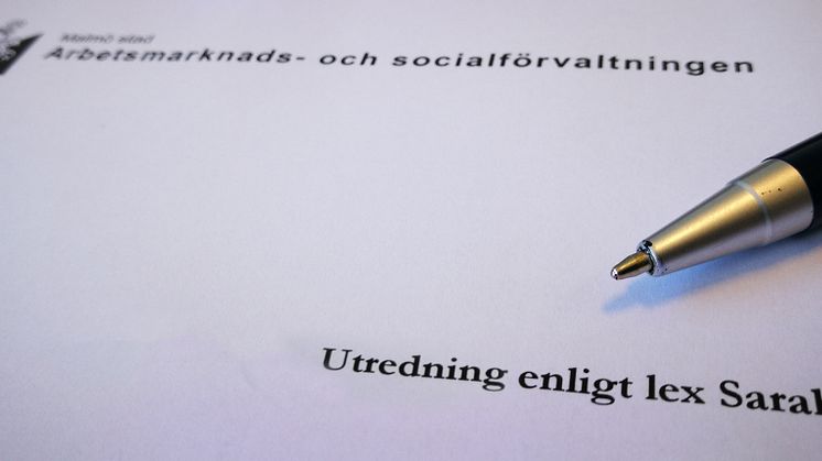 Arbetsmarknads- och socialnämnden har beslutat att ett lex Sarah-ärende bör gå vidare till Inspektionen för vård och omsorg (IVO). foto: Örjan Eskengren, Malmö stad © 